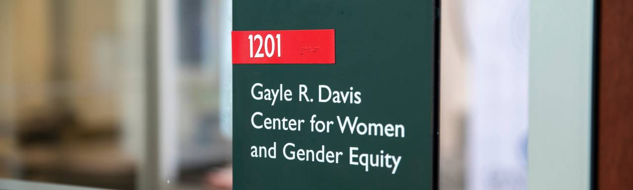 Photo of the Gayle R. Davis Center for Women and Gender Equity